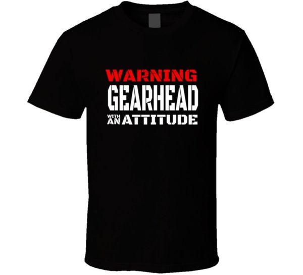 

famous brand design summer new print man fashion warning gearhead with an attitude t shirtfamily t shirts sport hooded sweatshirt hoodie