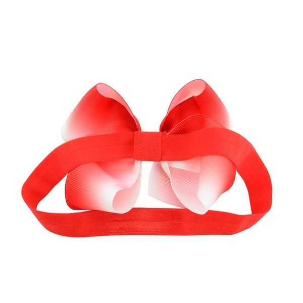 

16pcs/lot 4.3'' colorful rainbow grosgrain ribbon bow headband kids triangle arrow headwear boutique hair accessories 799 q bbyrxu