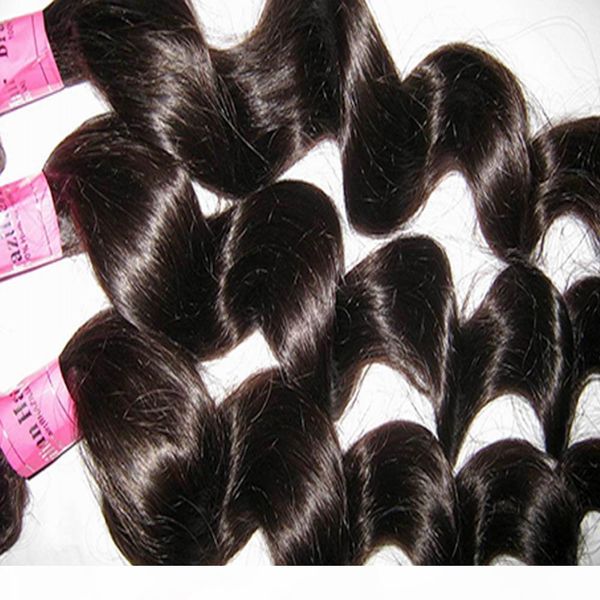 

pop star virgin loose weave brazilian wave hair 300g lot not dealer, Black