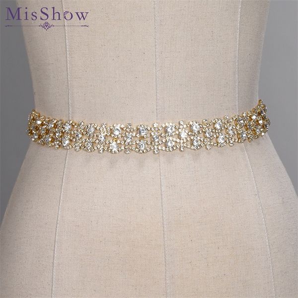 

handmade crystal wedding belts golden silver rhinestone wedding dress belt formal bridal ribbon sash belt wedding accessories y200424, Black;brown