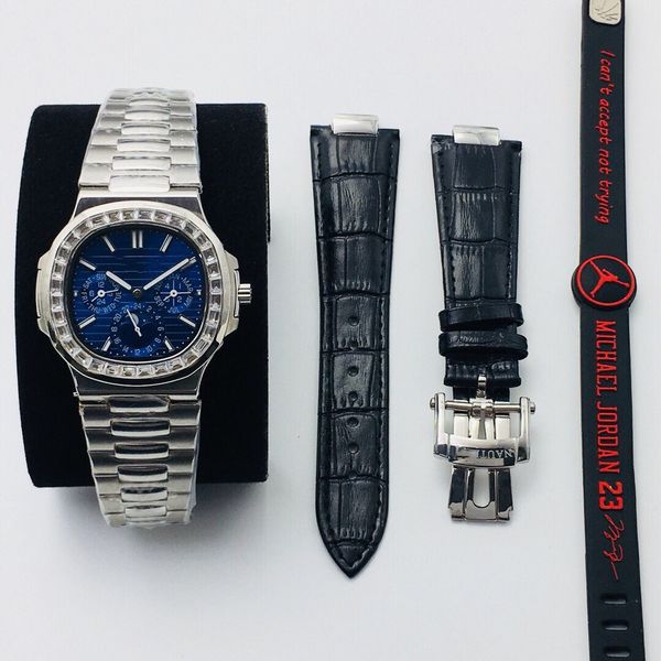 La serie Sport da uomo di PFF ha un orologio da 41 mm di diametro con movimento 9100 e un quadrante in platino nano interamente in acciaio 316L