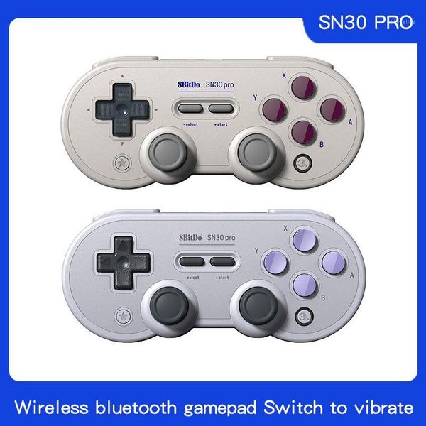 

game controllers & joysticks 8bitdo sn30 pro classical wireless bluetooth joystick gamepad for windows/and/ macos / switch/ raspberry pi1