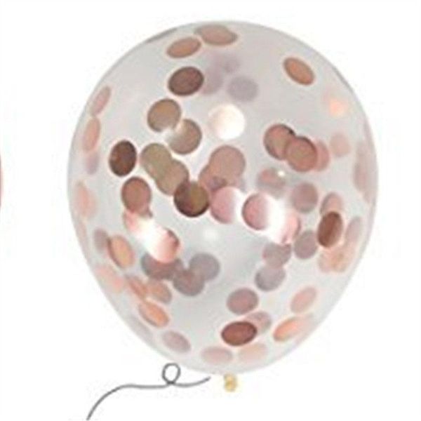 

10шт розовое золото латексное шар шампанское золото конфетти воздушные шары детские душевые вружие для свадебных украшений день рождения пар