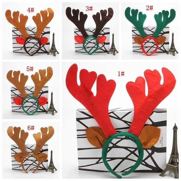 

antler red bands decorations non christmas woven deer horn headband hair accessory holiday birthday party supplies dbc bh4037 b8ll