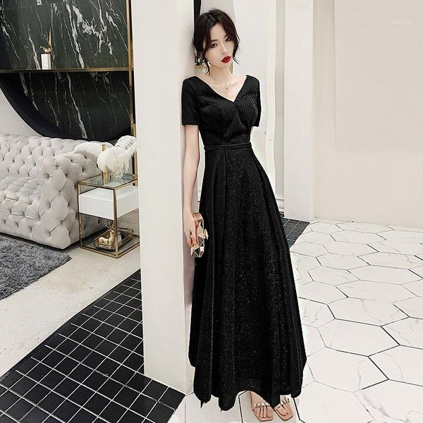 

deep v-neck black lady qipao retro elegant evening party dress long cheongsam vintage draped a-line vestidos defesta1, Red