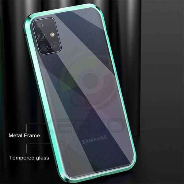 

magnetic case for samsung galaxy a51 a71 case double side glass cover shockproof bumper for samsung a 51 a 71 2019 h jllboc