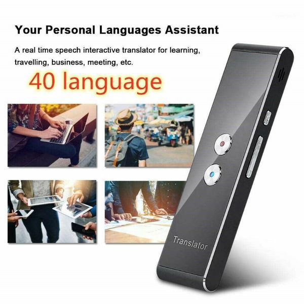 

t8 portable mini multi-language smart translator 40 languages app translator bluetooth wireless two-way real time instant voice1