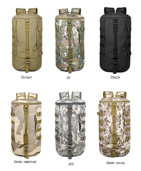 

outdoor bags tactical backpack 40l molle shoulder army sport travel rucksack camping hiking trekking camouflage bag