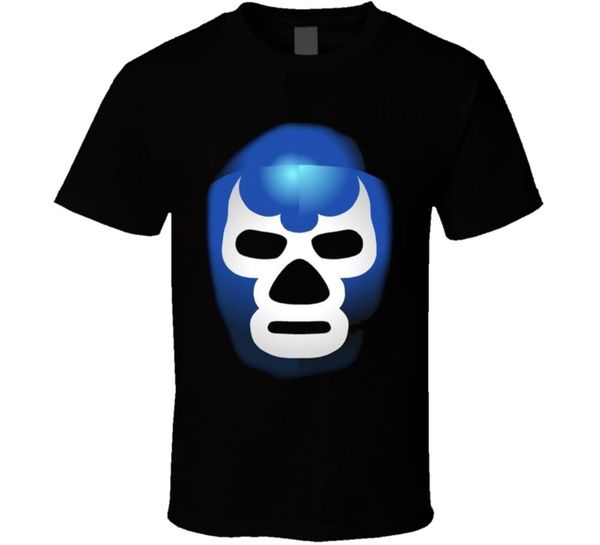 

blue demon mexican wrestling t shirt printed t-shirt boys tee shirt cotton more size and colors sport hooded sweatshirt hoodie