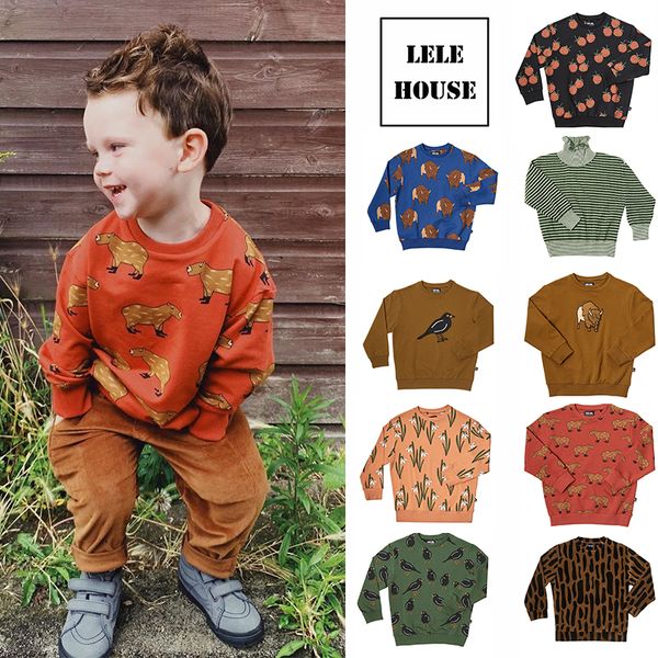 

lelehouse-carli winter girls outfits thanksgiving leopard toddler girl clothes first christmas boy clothes girls outfits lj200812, Black