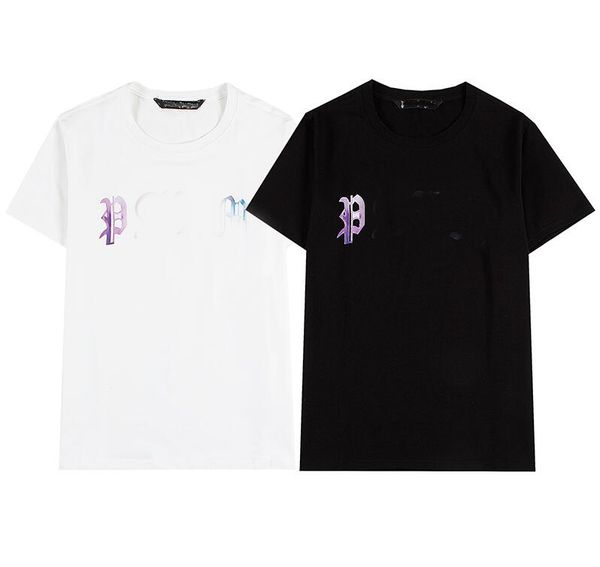 

2021 new designers t shirt palm mens women's t-shirt fashion men's casual t-shirt men's designer street short-sleeved paris t, White;black