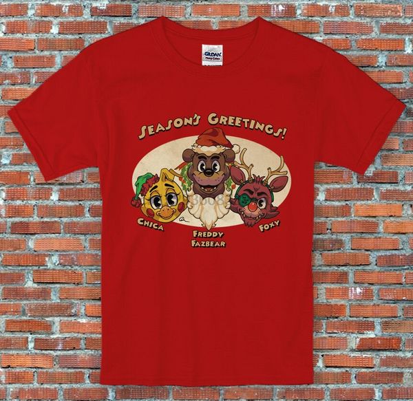 

freddys five nights christmas vintage chica foxy holiday fnaf s 2xl hoodie designers t shirts sweatshirt