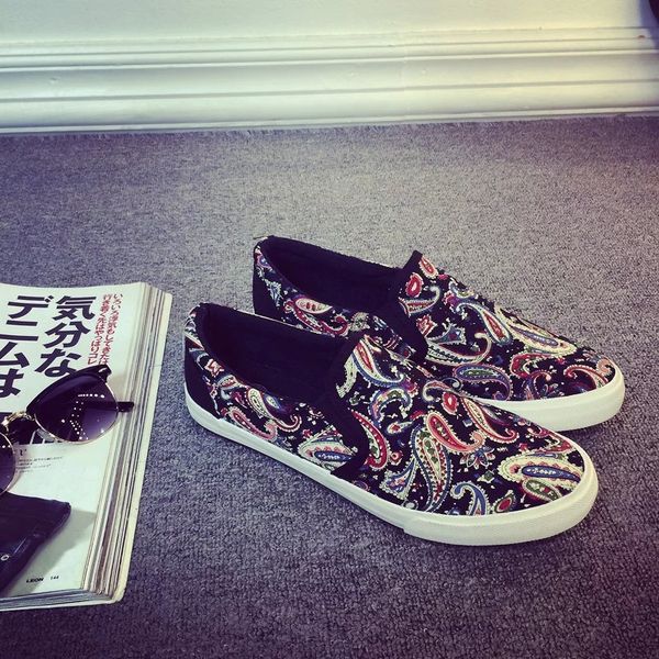 

2020 summer slip-on shoes casual men chinese style canvas flats loafers colors fashion printed mens shoes casual espadrilles men #zp3n
