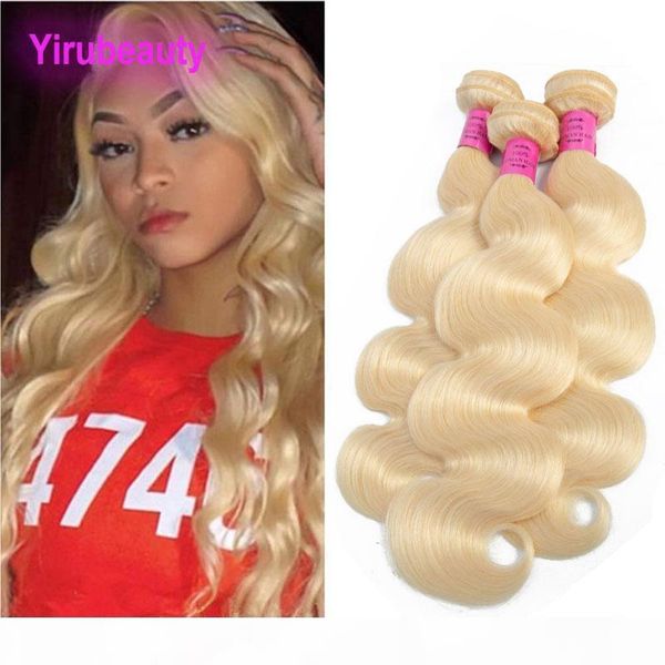 

brazilian virgin human hair bundles 613# blonde smooth straight remy hair weaves straight 8-30inch blonde gorgeous 3 pieces lot, Black