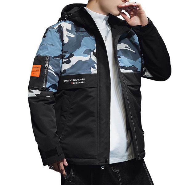 

high-quality custom men's white zip hoodie jacket