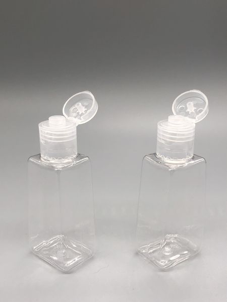 

1oz flip cap travel plastic refillable containers toiletry cosmetic bottles for emollient water liquid lotions