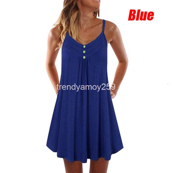 

casual dresses summer women's loose v-neck suspender dress, Black;gray