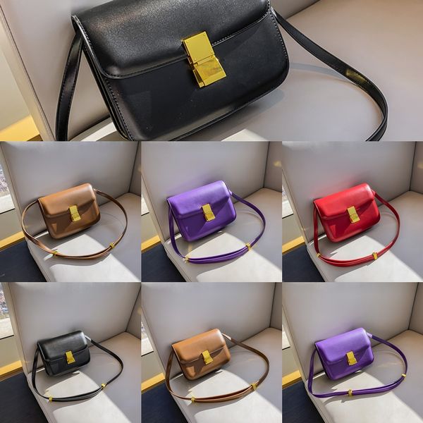 

qf5ca box tofu autumn 2020 new fashion women's women's one small square small square shoulder messenger bag stewardess bag