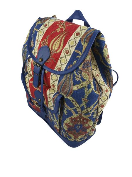 

handmade elegant backpack designed with special fabric with ottoman motif