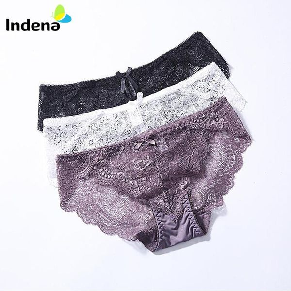 

pink panties transparent underwear women lace soft briefs lingerie intimates calcinha feminina1, Black;pink