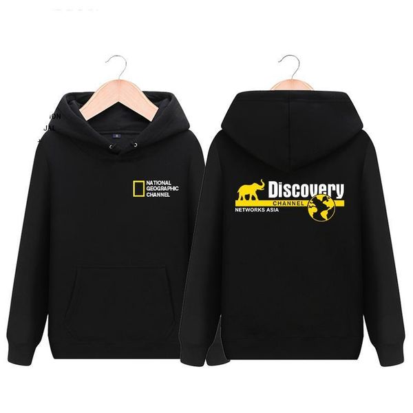 

national geographic hoodies mens survey expedition scholar hoodie mens fashion outdoor clothing funny sweatshirt pullover, Black