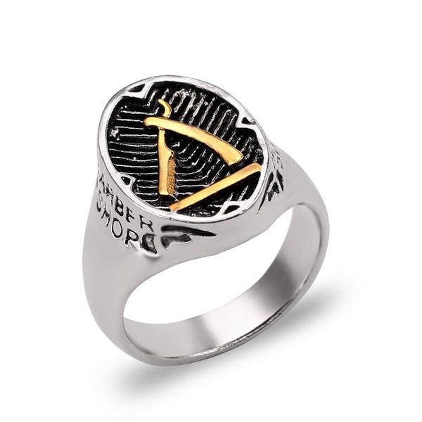 

hip barber shop decor ring for men punk gold barber knife ring set stainless steel razor fingers jewelry gifts, Golden;silver
