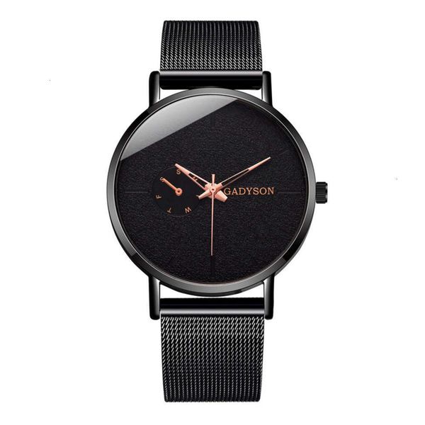 

simple men's and women's alloy new mesh belt watch popular new men's quartz watch popular, Slivery;brown