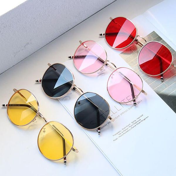 

sunglasses dokly fashion women round vintage sunglass ocean transparent color glasses, White;black