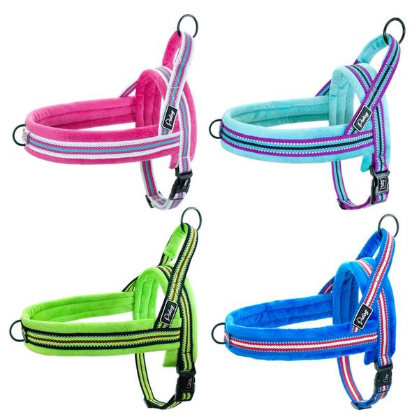 

dog harness vest no pull reflective dog harness soft padded pet puppy harnesses adjustable for small medium large dog wmtcuo