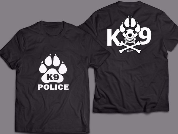 

letter print awesome t-shirt new k-9 police dog special unit t shirt funny tee shirts sport hooded sweatshirt hoodie