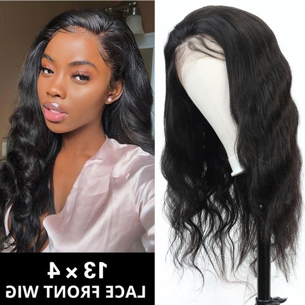 

fashion plus body wave gluels 13x4 lace front human hair wigs for women 150% brazilian remy hair pre plucked lace closure wig, Golden;white