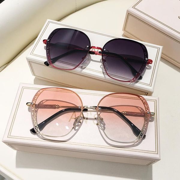 

sunglasses ms brand designer women's oversized female sun glasses for women uv400, White;black