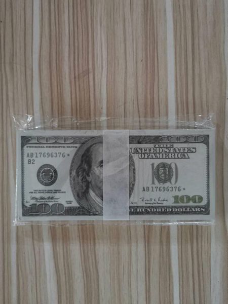 

08 selling money billet new banknotes copy dollar 100 tokens prop us children gift old currency faux uvbad