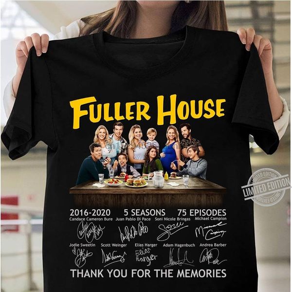 

sport official fuller house signatures thank you for the memories shirt