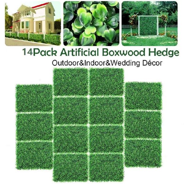 

artificial greenery walls hedge plant,privacy hedge screen suitable for outdoor,indoor, garden, fence, backyard and home decor