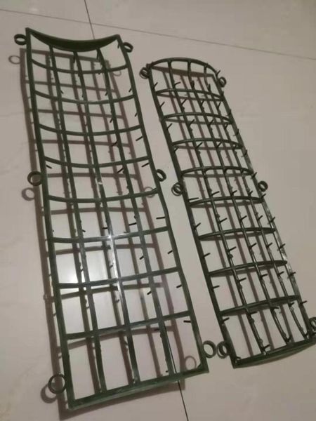 

10pcs plastic flower row shelf diy wall base plastic grid shelf artificial flower accessories wedding arrangement