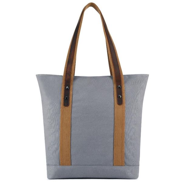 

women's bag ladies shoulder canvas bag solid color simple handbag tote bags for women