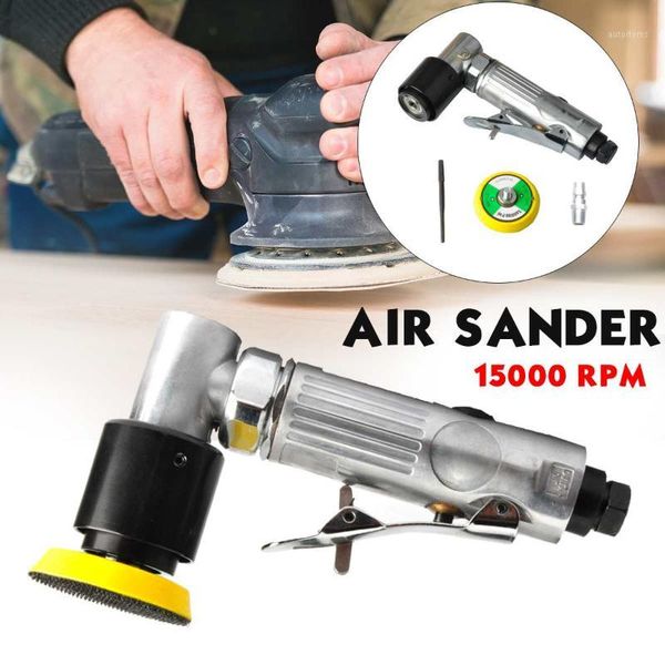 

2 inch mini air sander polisher electric grinding polishing machine set air angle sander pneumatic tools with sanding pad1
