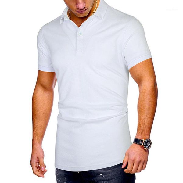 

men's casual shirts blouse men summer turn-down collar short sleeve solid color button tees pullover male slim fit size s-3xl1, White;black