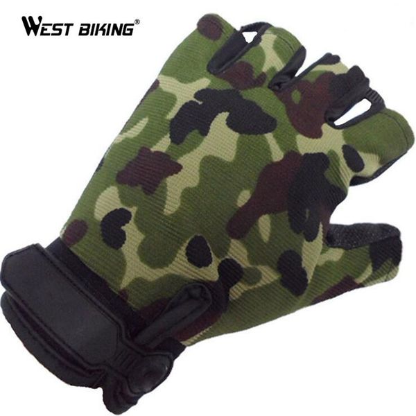 

west biking mens women' breathable mesh cycling non-slip gel pads mittens summer sports wear short half finger gloves, Blue;gray