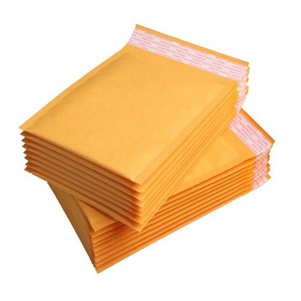 

110*130mm kraft bubble envelopes paper packaging bags padded mailers shipping package bubble envelope courier storage bags