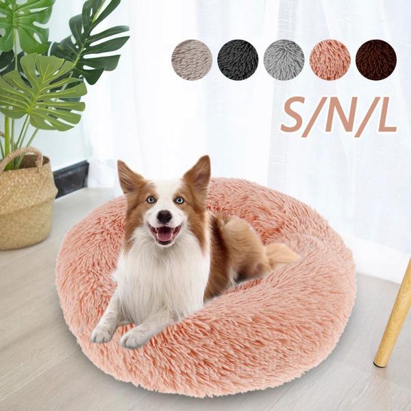 

cat beds & furniture high-quality washable bed soft long plush cushion basket for dogs style cat's house fluffy cats cama gato1
