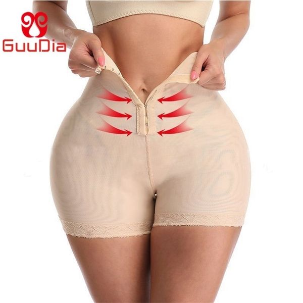 

guudia womens shapewear briefs tummy control high-waist brief panty slimming body shaper bodysuitbutt lifter body shaper booty lj201211, Black;white