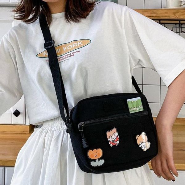 

женщины мода ретро стиль сумки на ремне, милый знак canvas сумка