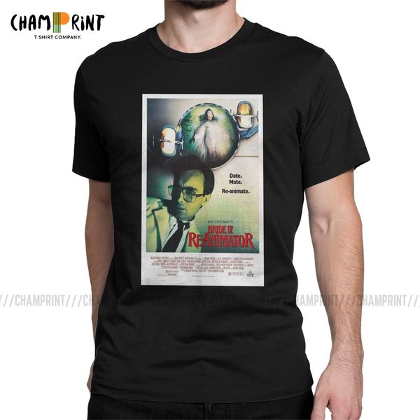 

bride of re-animator men's t shirt fantasy horror 70s movie awesome tees pure t-shirt clothing sport hooded sweatshirt hoodie
