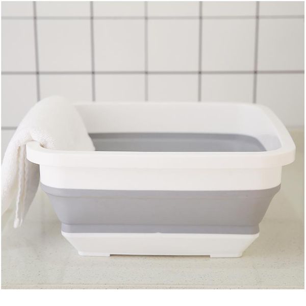 

folding washbasin portable folding bucket fishing camping car wash bucket collapsible bucket washing basin travel cleani qylerf