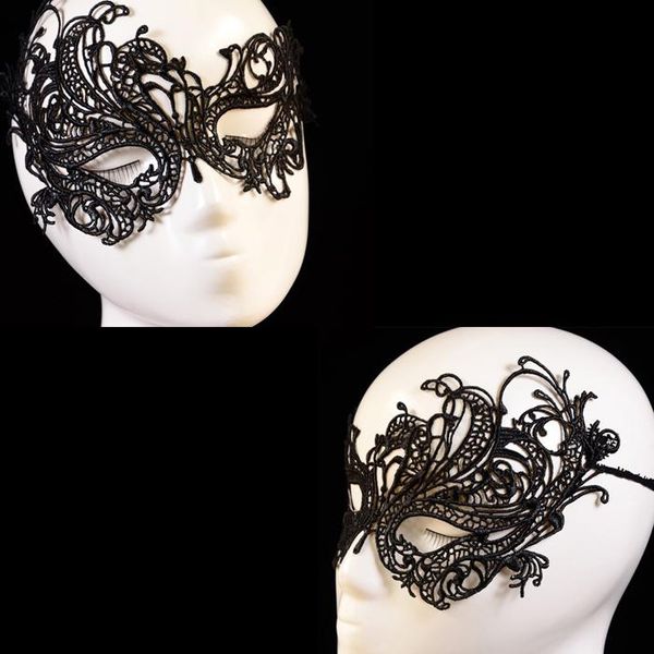 

new lady eye masquerade ball black mask lace prom fashion for women costume halloween face 2020 wmtlng xhhair