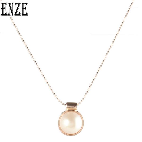 

enze new ladies round stone zinc alloy fashion trend cable chain short wild white blue girl accessories jewelry wholesale1, Silver
