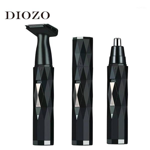 

2 in 1 electric ear nose hair trimmer usb charging washable personal care tools1