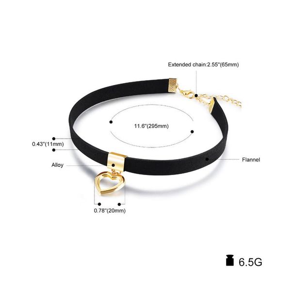 

xqni black flantel heart pattern из нержавеющей стали повседневная / sporty match beckant женщины torques ожерелье для рождественского подар, Silver